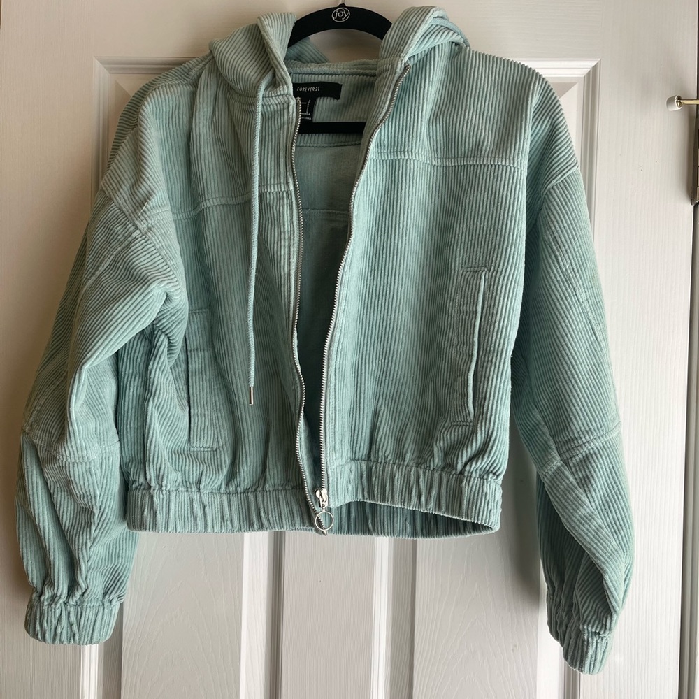 Baby blue jacket